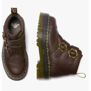 Dr Martens Devon Flower Platform Boots